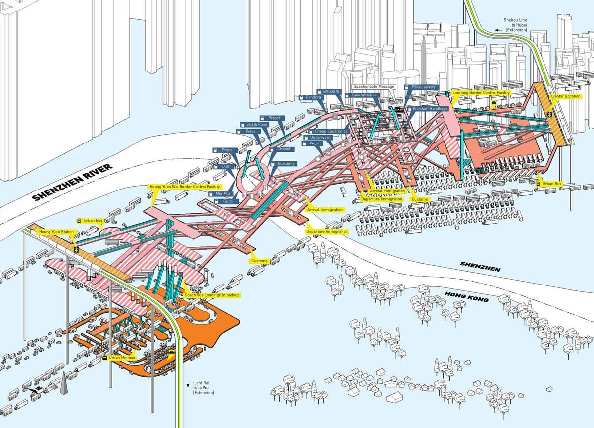Shenzhen Hong Kong mapa