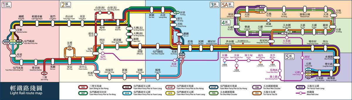 HK železniční mapě