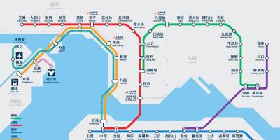 Stanice metra Causeway bay mapě