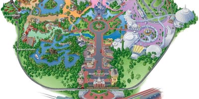 Mapa Hong Kong Disneyland