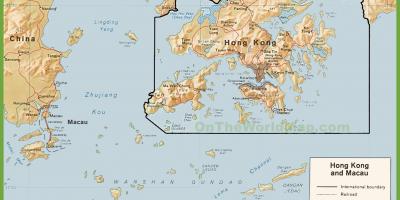 Politická mapa Hong Kong