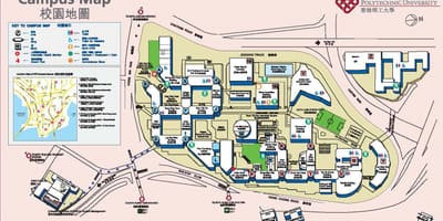 Mapa Hong Kong polytechnic university