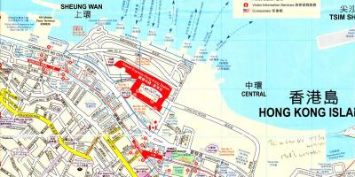 Přístav Hong Kong mapa