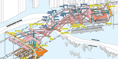 Shenzhen Hong Kong mapa