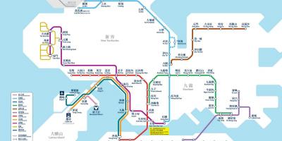 HK vlak mapě