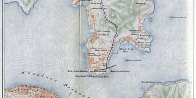 Hong Kong Kowloon mapě