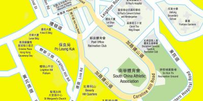 Olympic stanice MTR mapa
