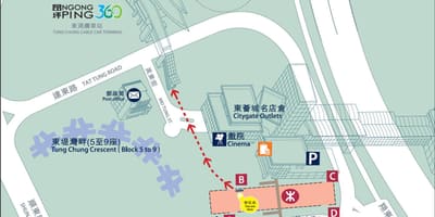 Tung Chung line MTR mapa